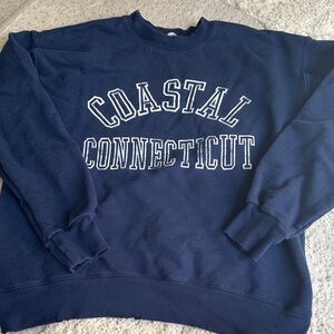Firstport Coastal Connecticut Navy Blue Sweater